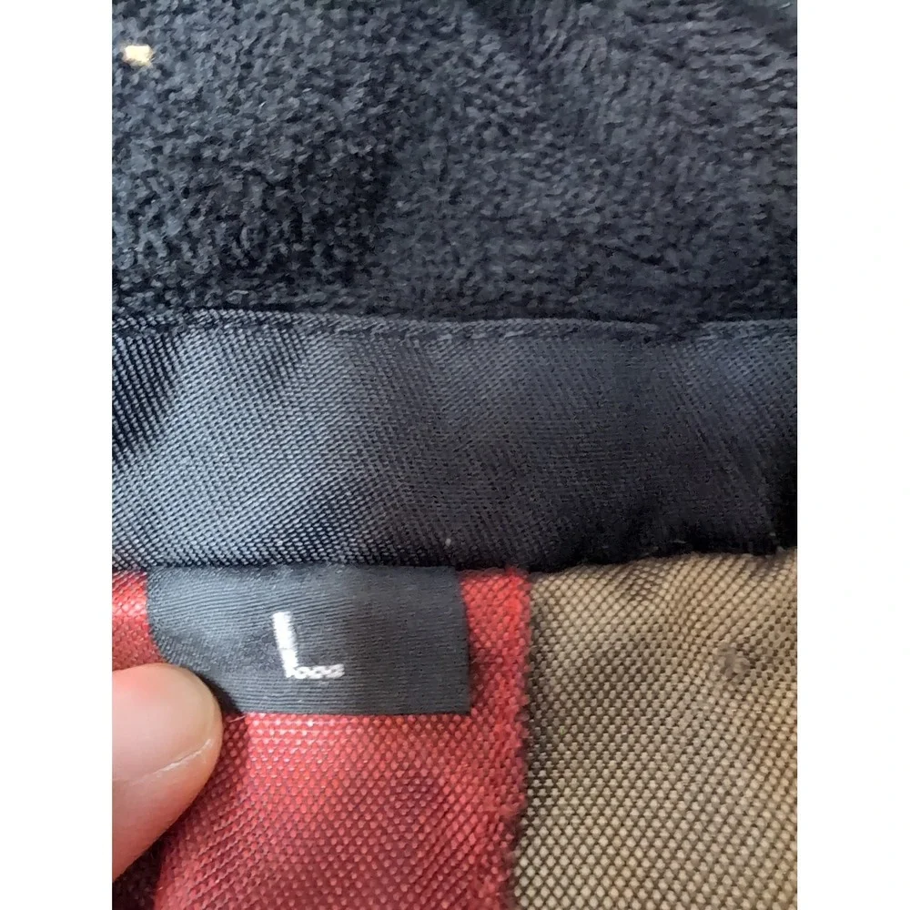 Wellensteyn Mens‎ Black Full Zip Fleece Lined Winter Jacket Size Large